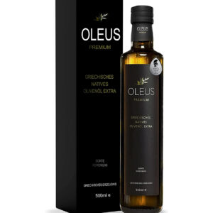 OLEUS extra natives Olivenöl Premium 500 ml mit Karton Geschenkbox