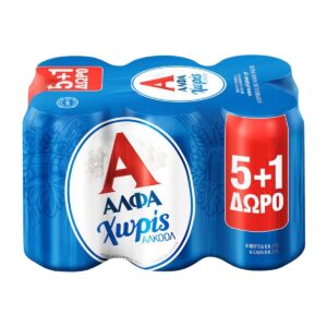 ALFA Bier Dose 330ml ohne Alkohol (5+1)
