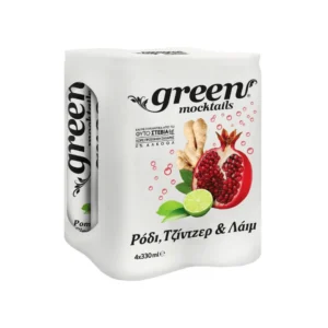 GREEN Mocktails Granatapfel, Ingwer & Limette 4 X 0.33L