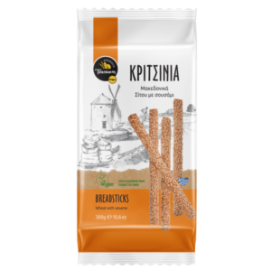 TSATSAKIS Brotstangen aus Weizen mit Sesam 300gr vegan